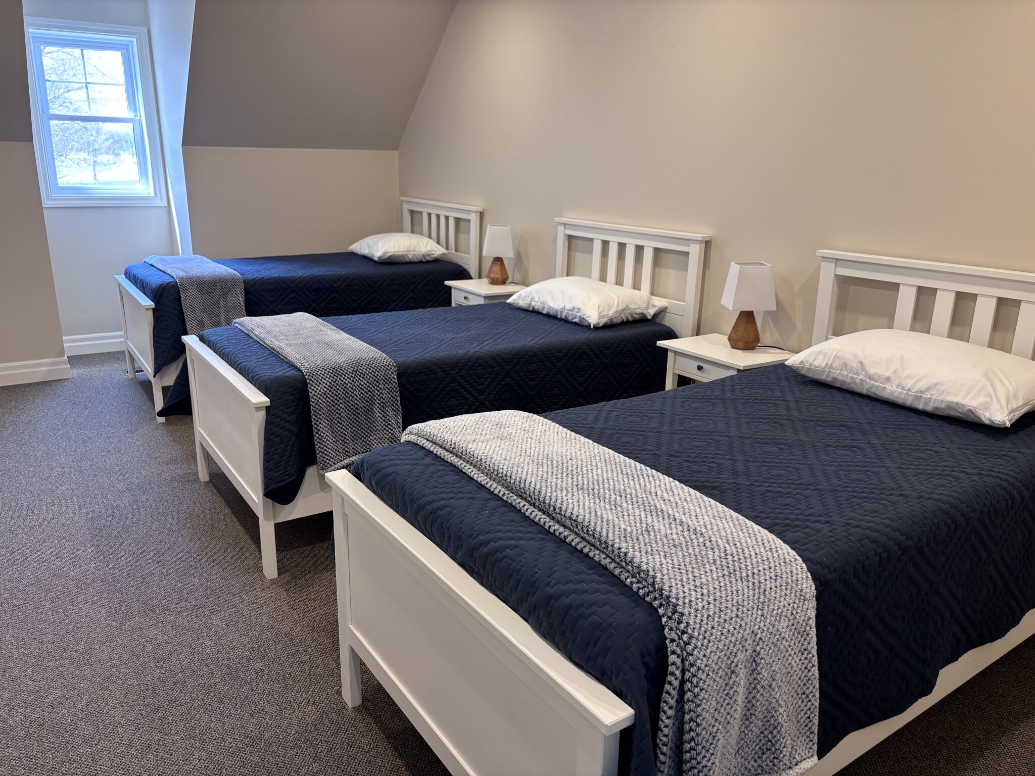 Coach House bedroom (3 twins)
